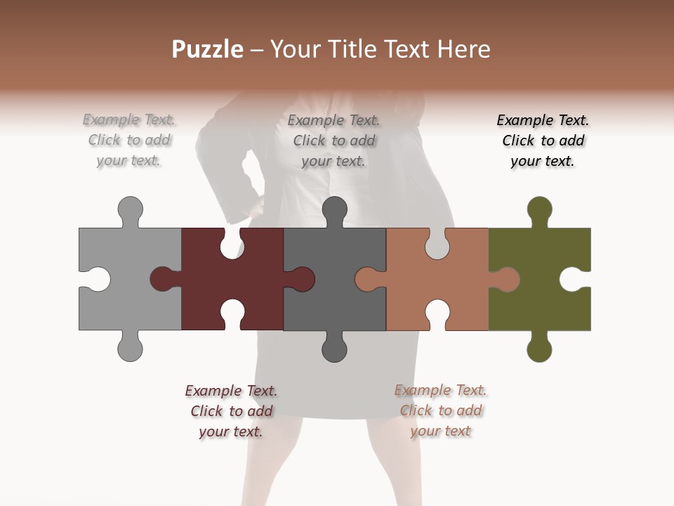 Woman Ugly Glasses PowerPoint Template