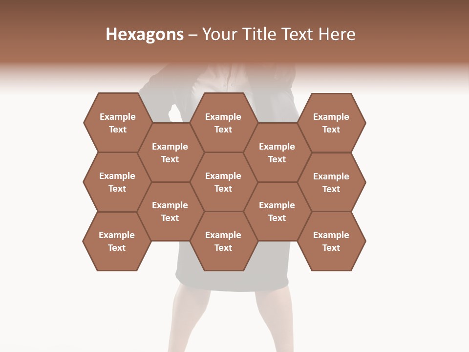 Woman Ugly Glasses PowerPoint Template