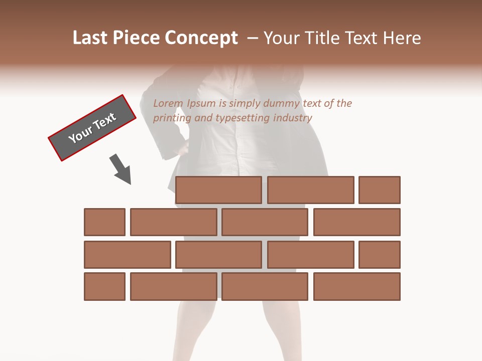 Woman Ugly Glasses PowerPoint Template