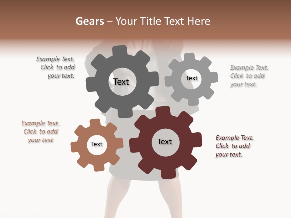 Woman Ugly Glasses PowerPoint Template