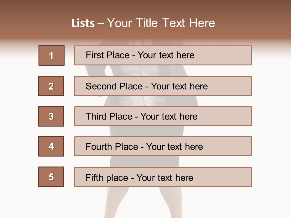 Woman Ugly Glasses PowerPoint Template