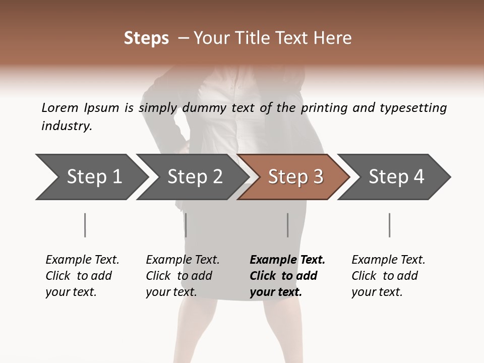 Woman Ugly Glasses PowerPoint Template