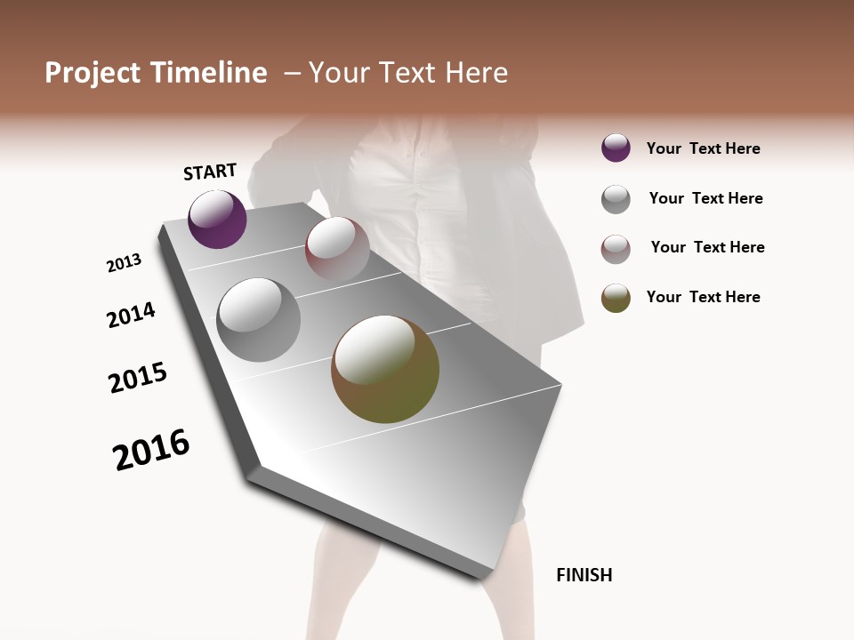 Woman Ugly Glasses PowerPoint Template