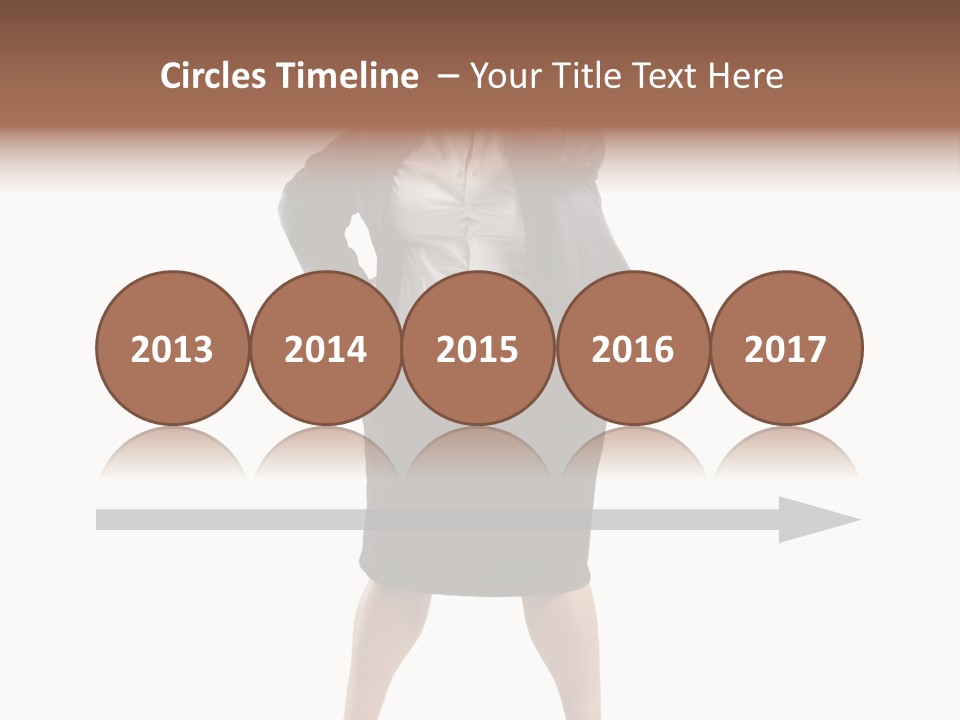 Woman Ugly Glasses PowerPoint Template