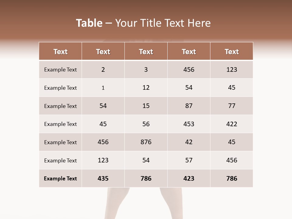 Woman Ugly Glasses PowerPoint Template