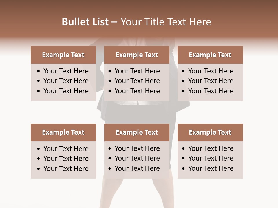 Woman Ugly Glasses PowerPoint Template