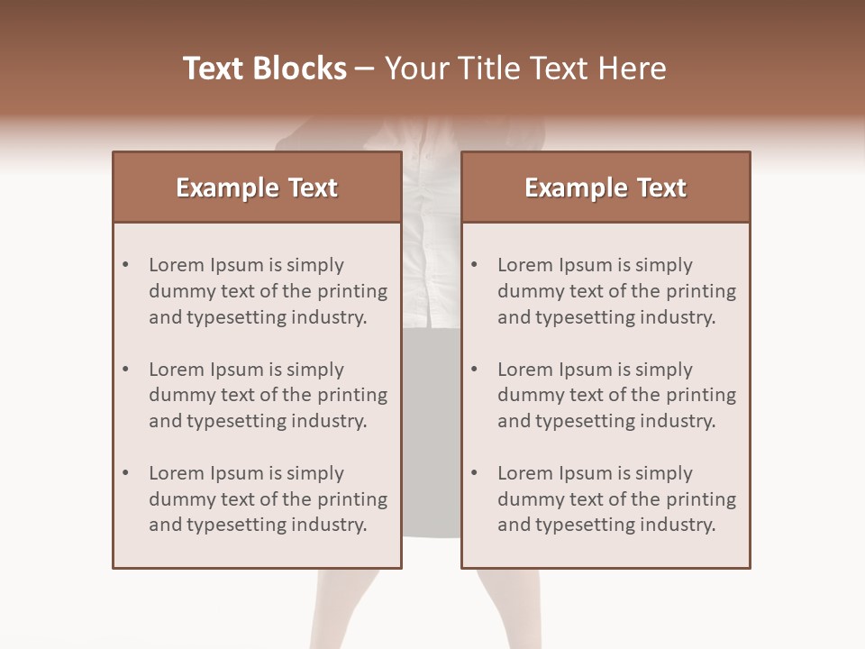 Woman Ugly Glasses PowerPoint Template
