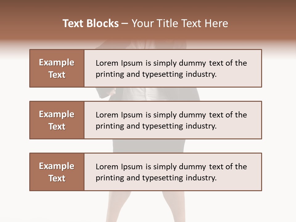 Woman Ugly Glasses PowerPoint Template