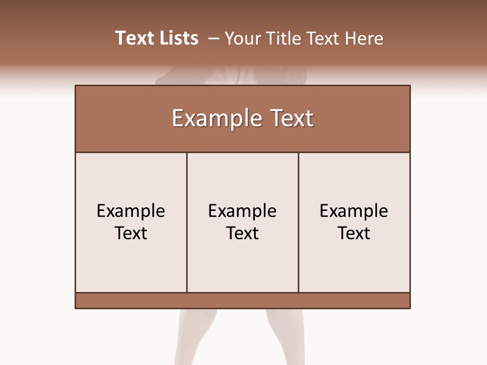 Woman Ugly Glasses PowerPoint Template