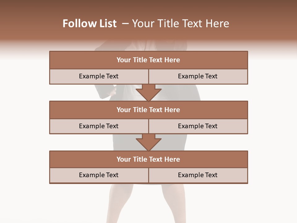 Woman Ugly Glasses PowerPoint Template