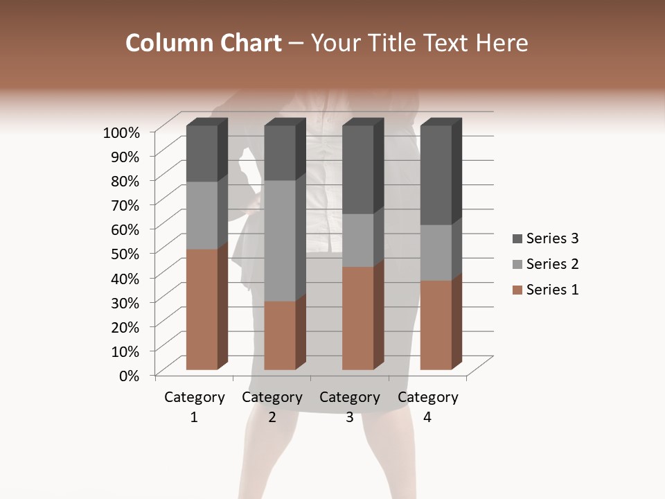 Woman Ugly Glasses PowerPoint Template