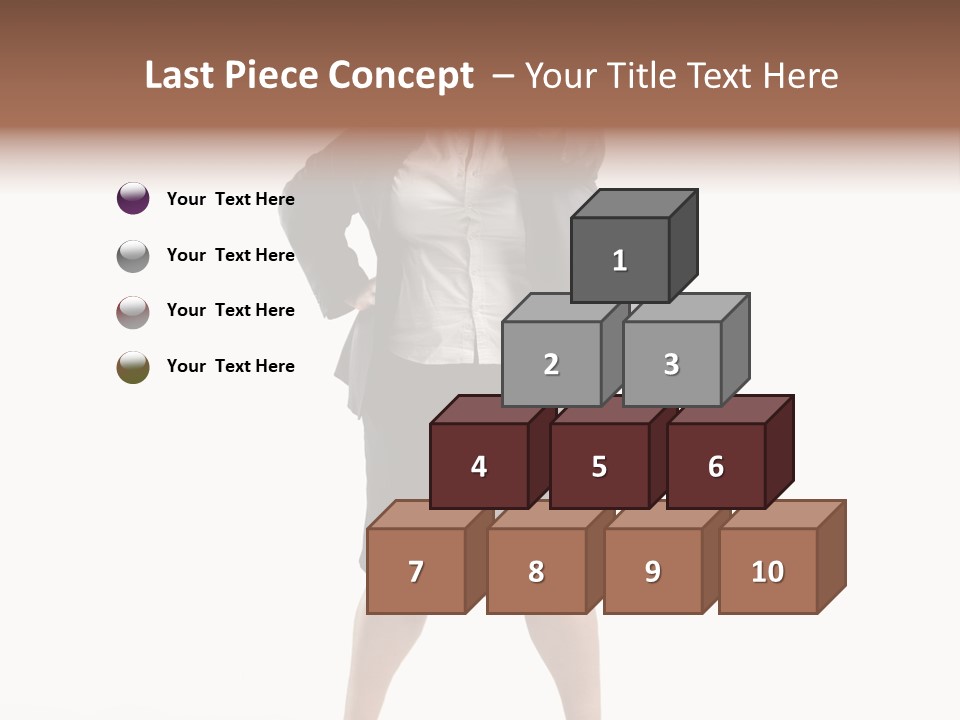 Woman Ugly Glasses PowerPoint Template