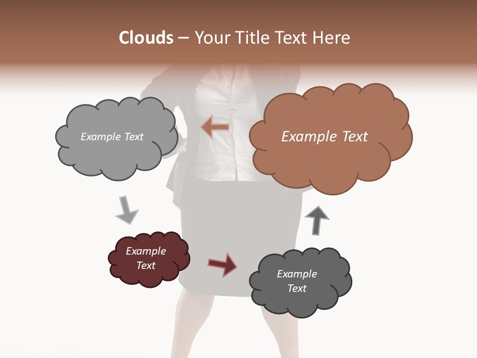Woman Ugly Glasses PowerPoint Template