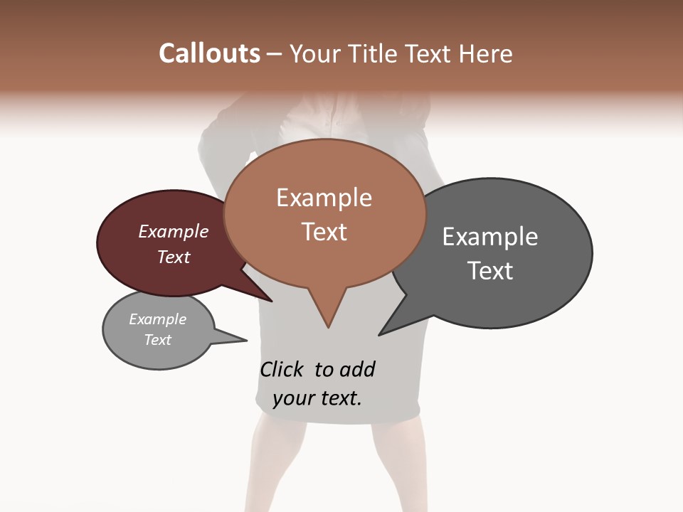 Woman Ugly Glasses PowerPoint Template