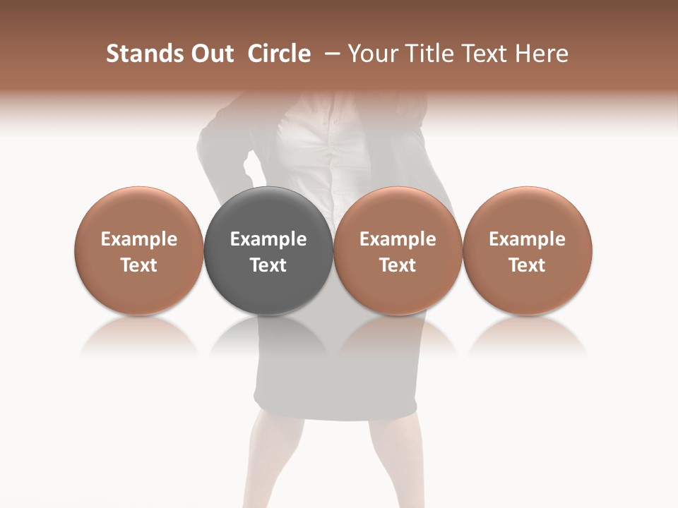 Woman Ugly Glasses PowerPoint Template