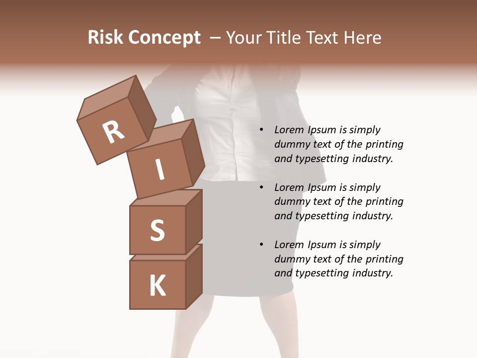 Woman Ugly Glasses PowerPoint Template