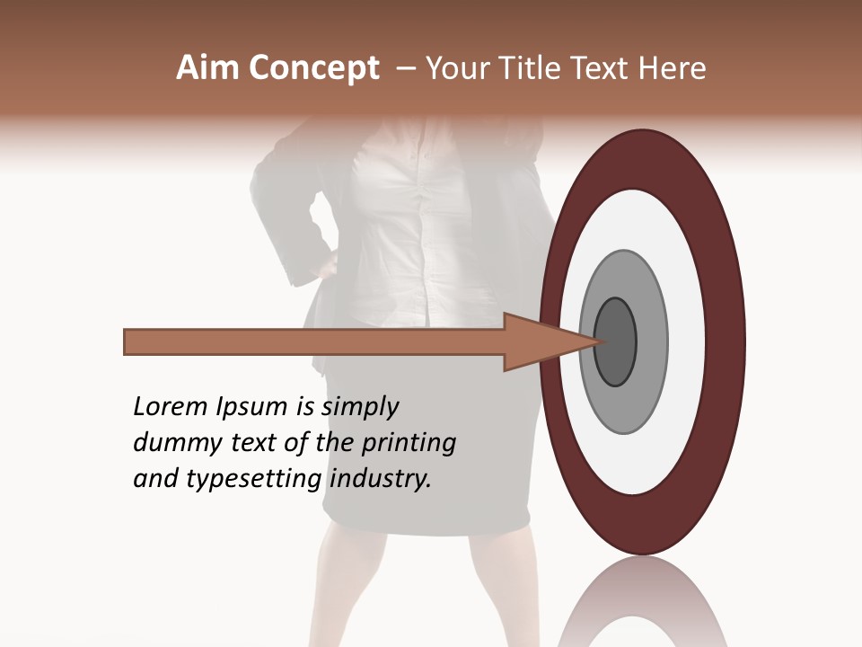 Woman Ugly Glasses PowerPoint Template