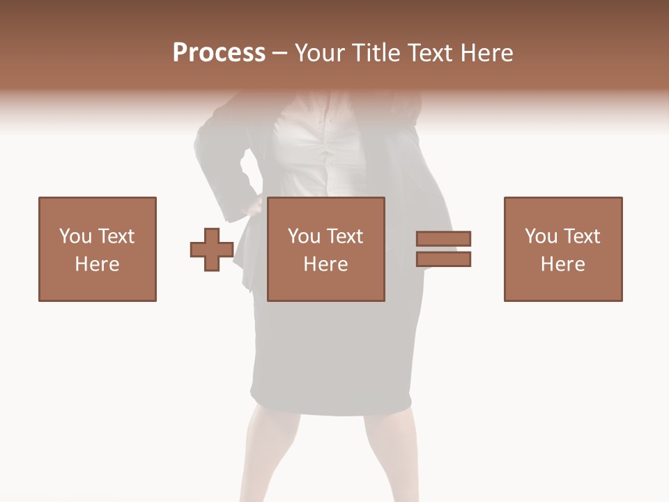 Woman Ugly Glasses PowerPoint Template