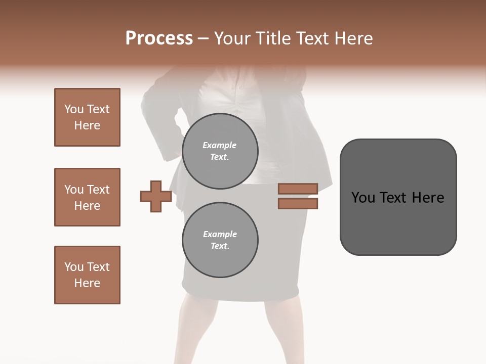 Woman Ugly Glasses PowerPoint Template
