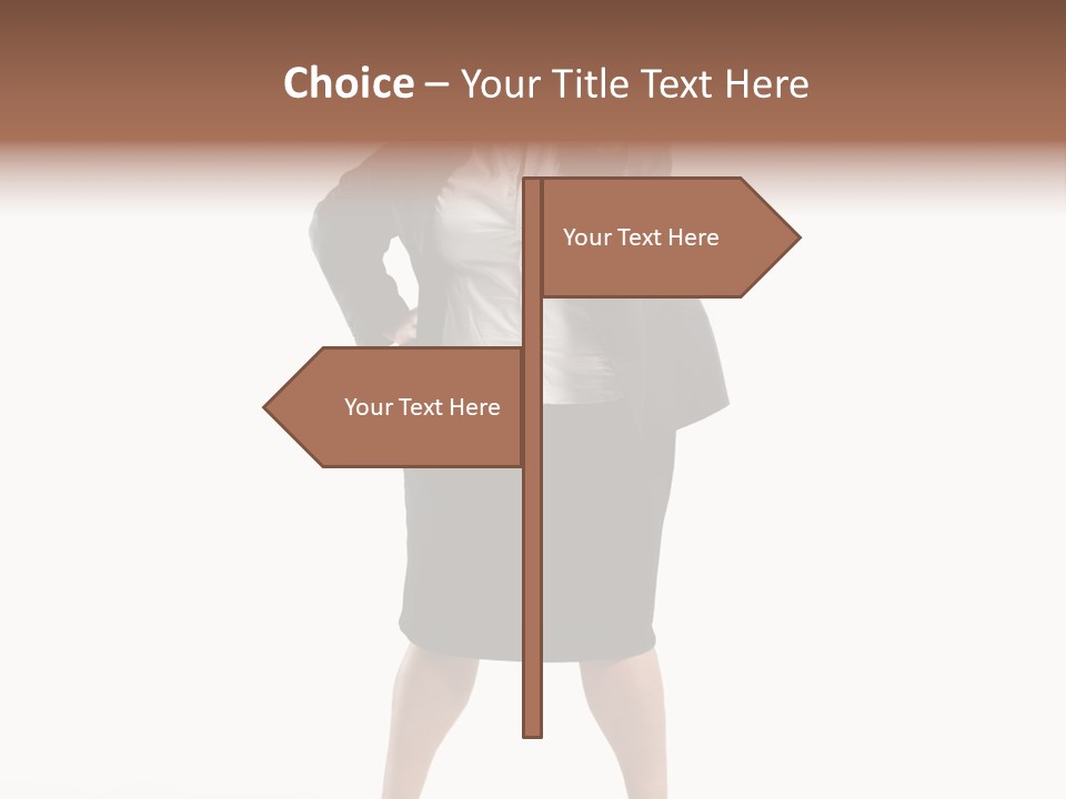 Woman Ugly Glasses PowerPoint Template