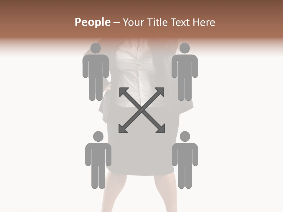 Woman Ugly Glasses PowerPoint Template