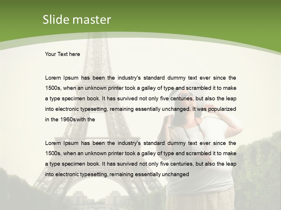 Voyage France View PowerPoint Template