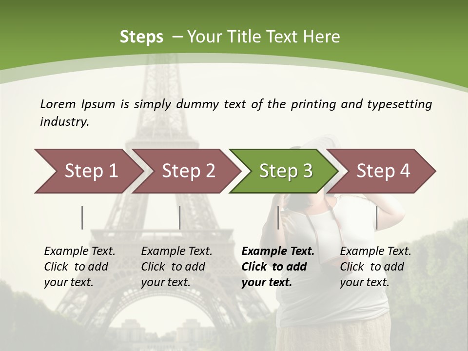 Voyage France View PowerPoint Template
