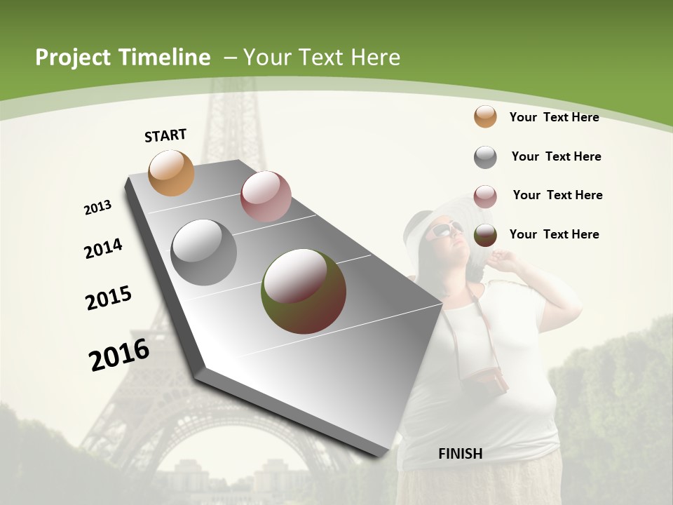 Voyage France View PowerPoint Template