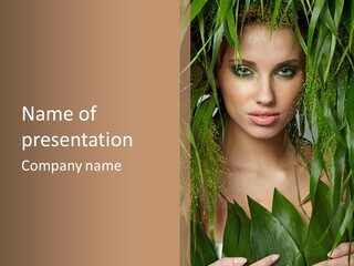 Woman Ecology Design PowerPoint Template