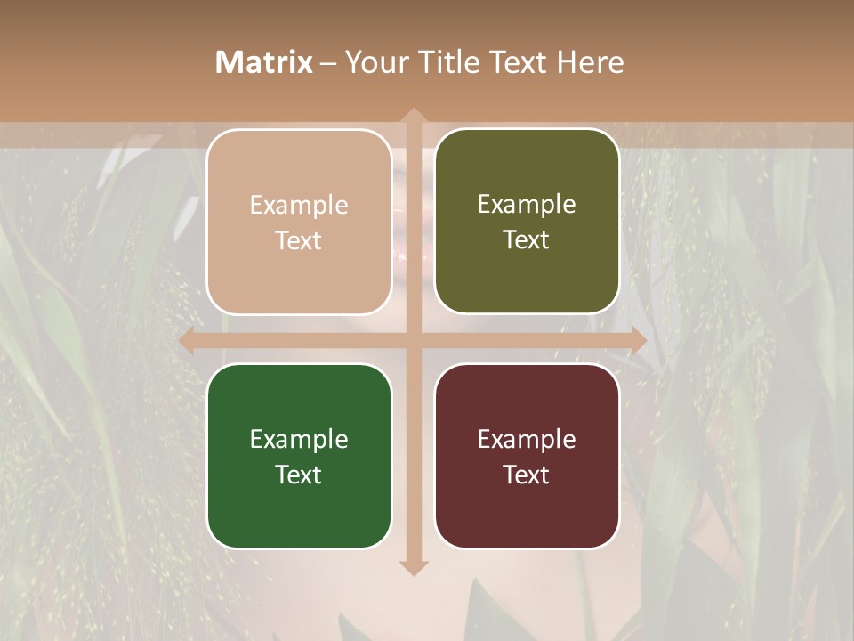 Woman Ecology Design PowerPoint Template