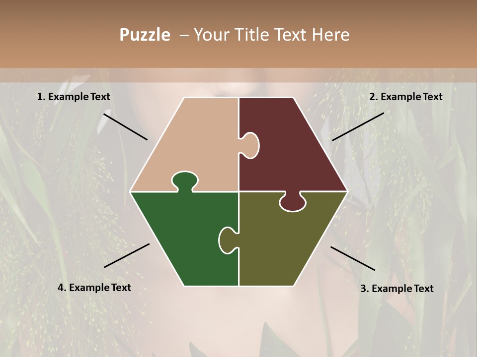 Woman Ecology Design PowerPoint Template