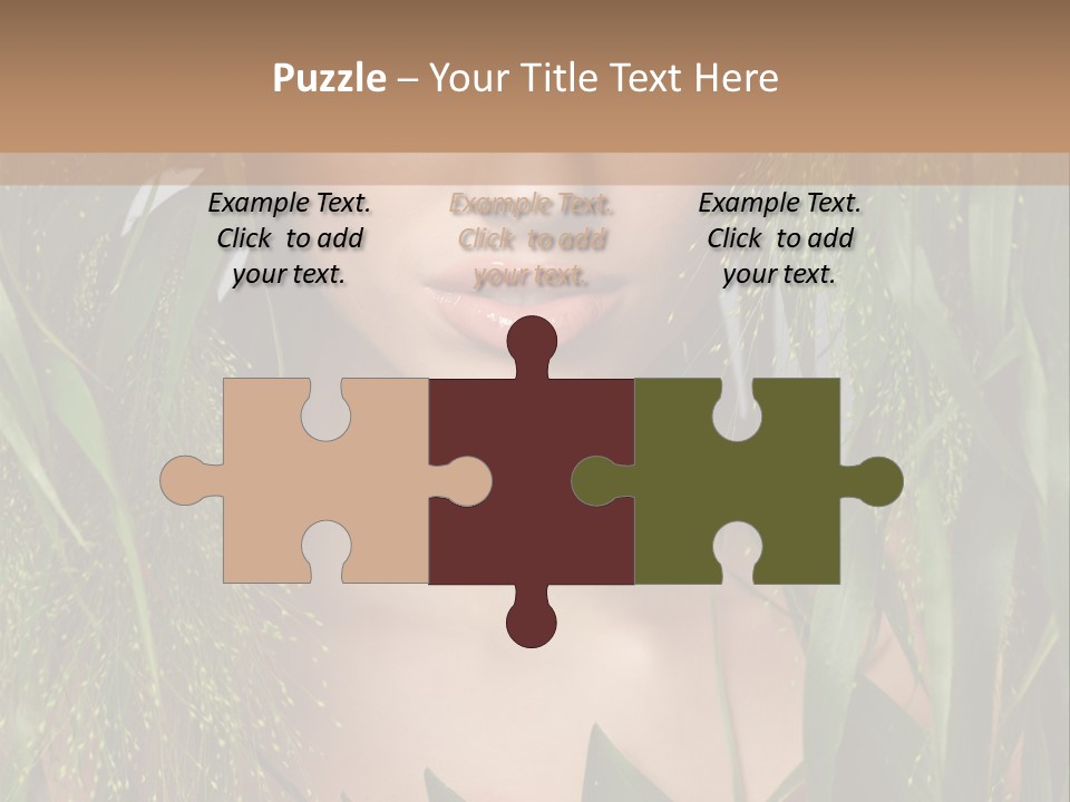 Woman Ecology Design PowerPoint Template