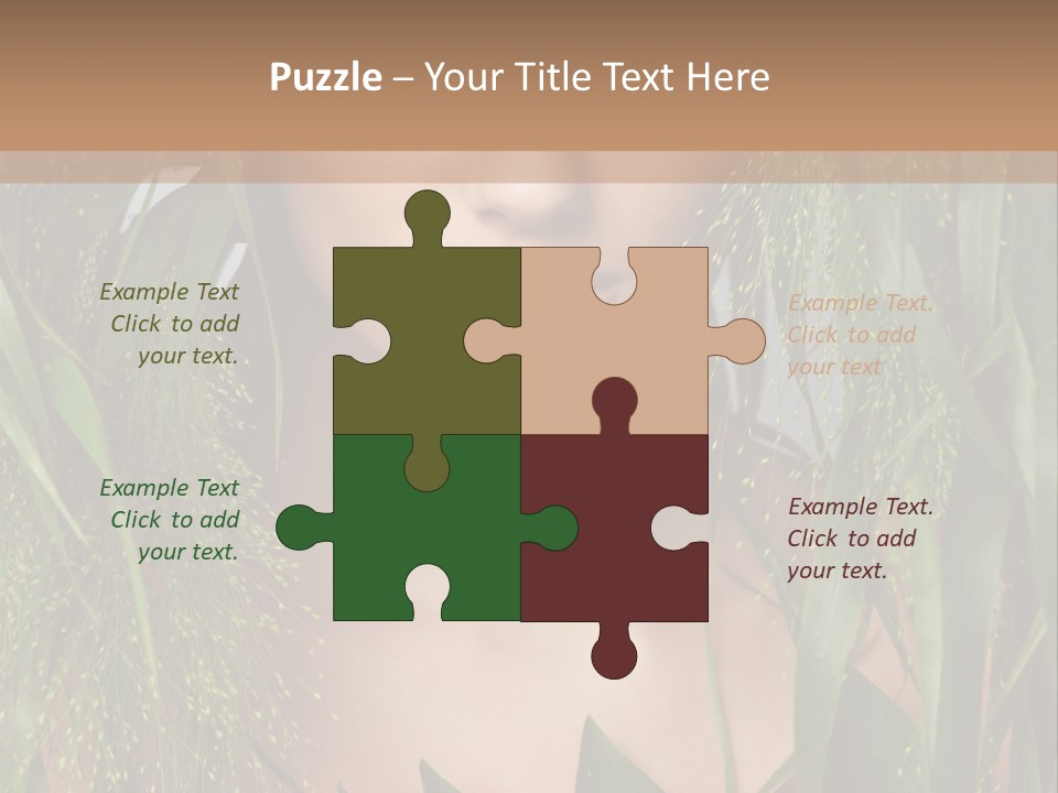 Woman Ecology Design PowerPoint Template