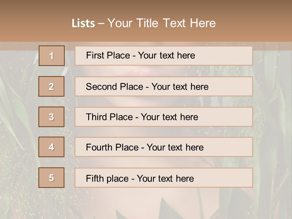 Woman Ecology Design PowerPoint Template