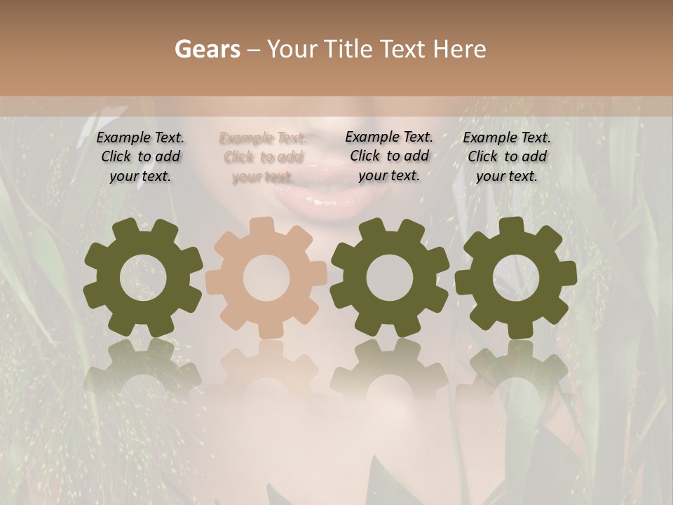 Woman Ecology Design PowerPoint Template