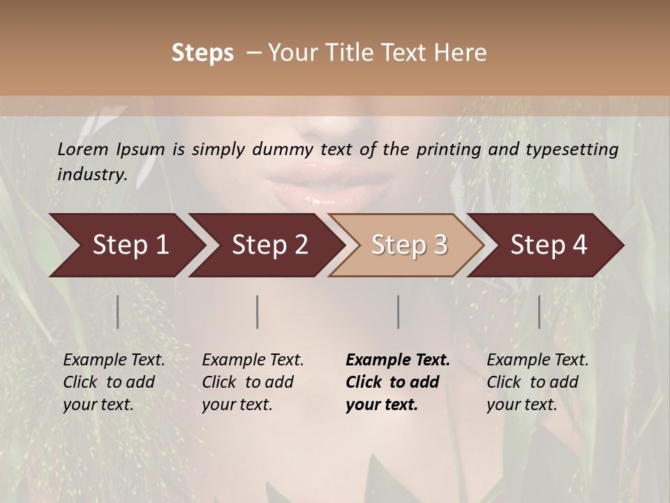Woman Ecology Design PowerPoint Template