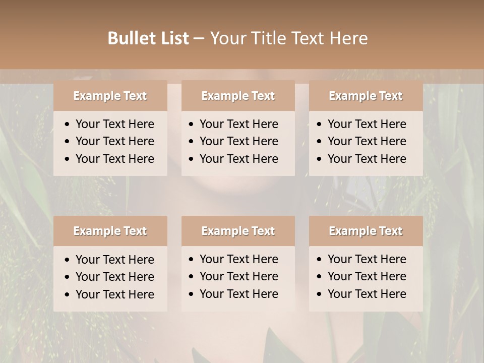 Woman Ecology Design PowerPoint Template