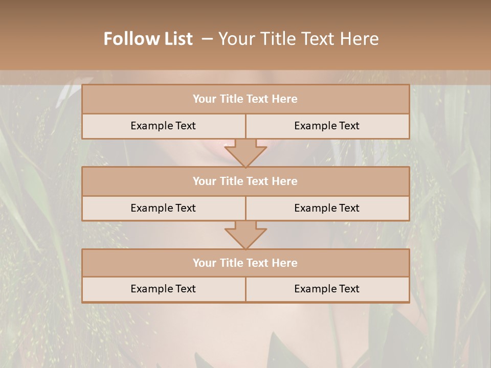 Woman Ecology Design PowerPoint Template