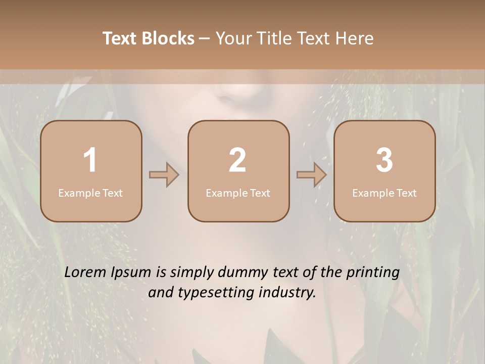 Woman Ecology Design PowerPoint Template