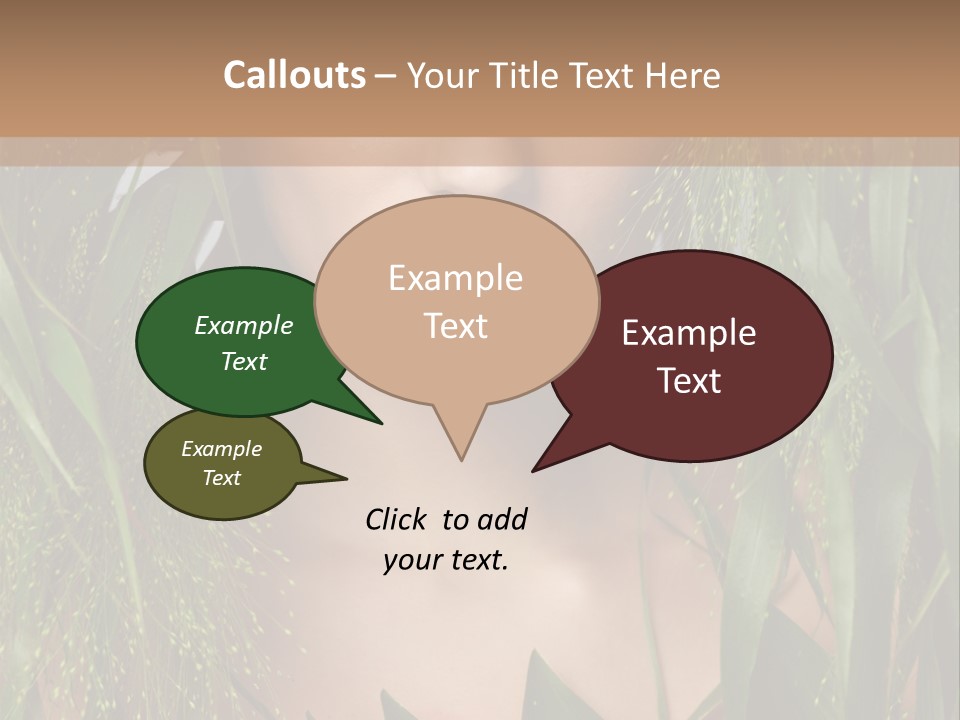 Woman Ecology Design PowerPoint Template
