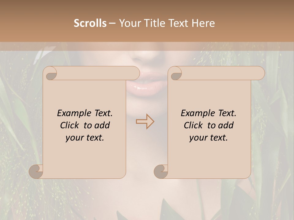 Woman Ecology Design PowerPoint Template