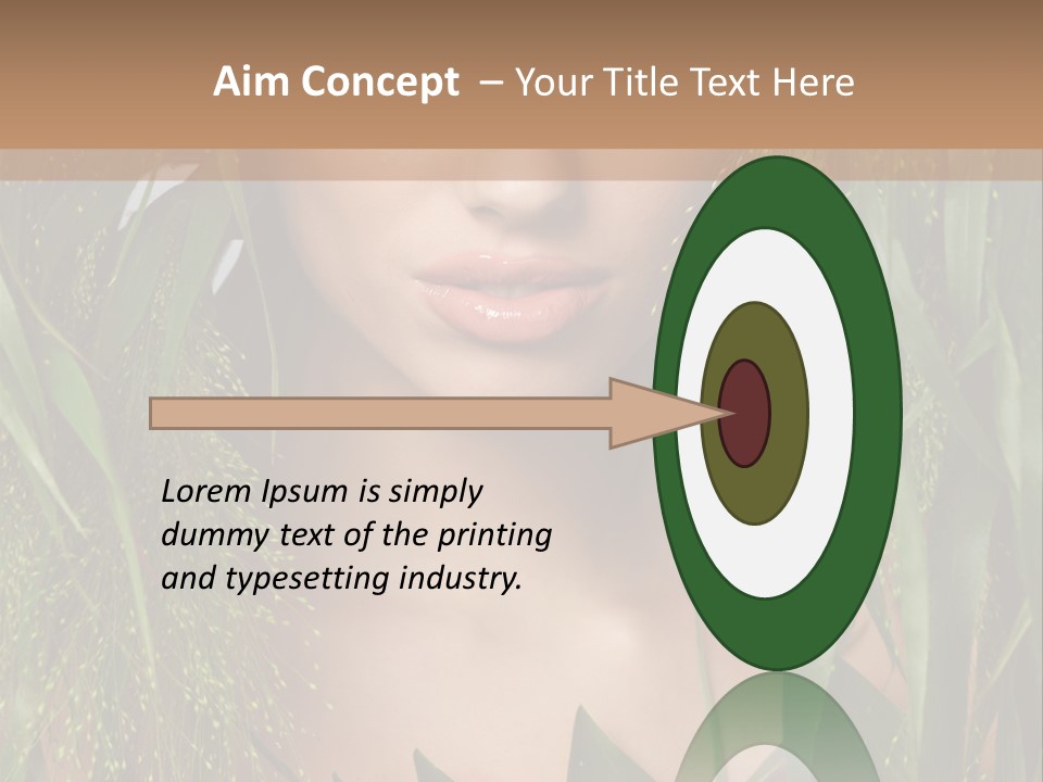 Woman Ecology Design PowerPoint Template