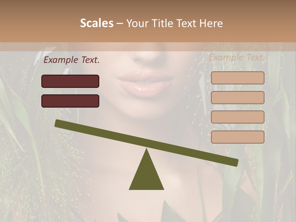 Woman Ecology Design PowerPoint Template