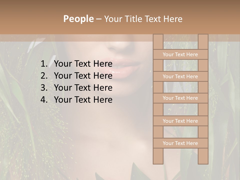 Woman Ecology Design PowerPoint Template