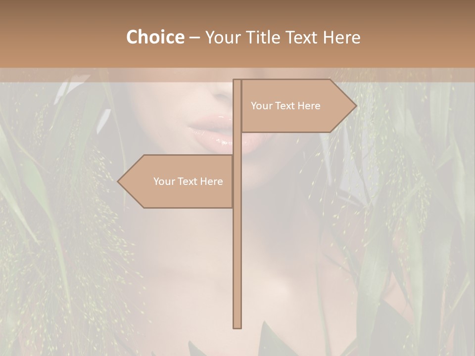 Woman Ecology Design PowerPoint Template