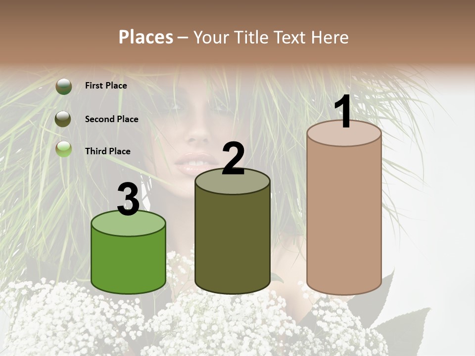 Woman Eco Girl PowerPoint Template