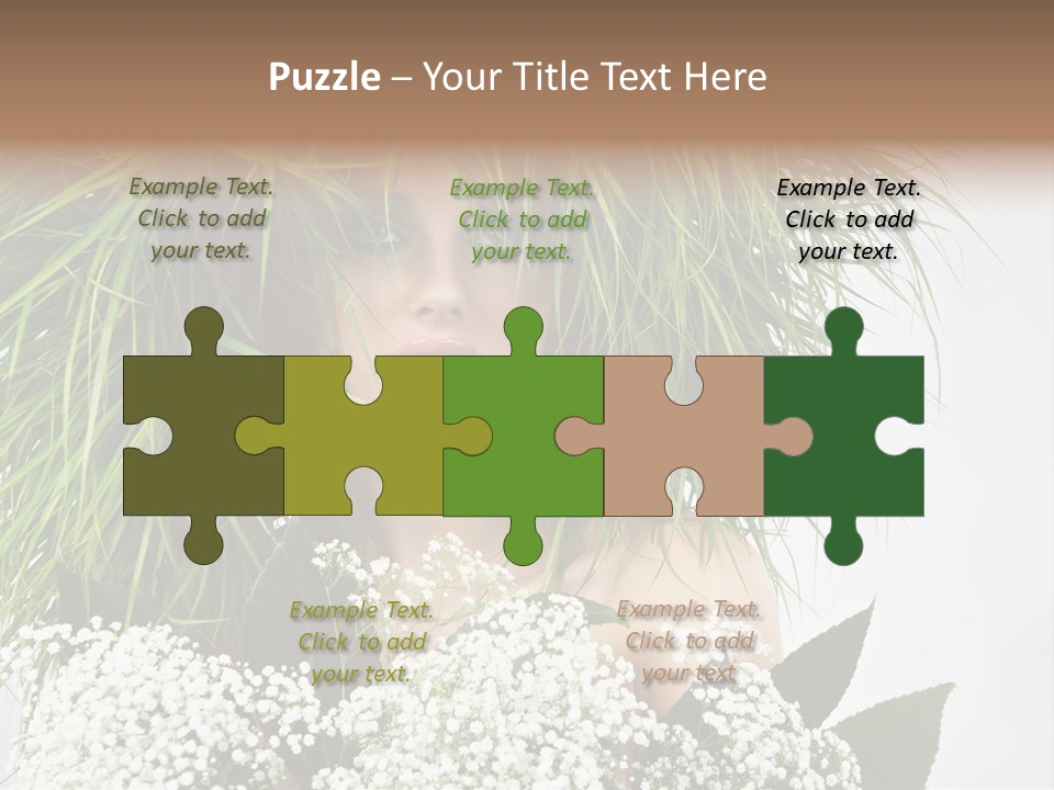 Woman Eco Girl PowerPoint Template