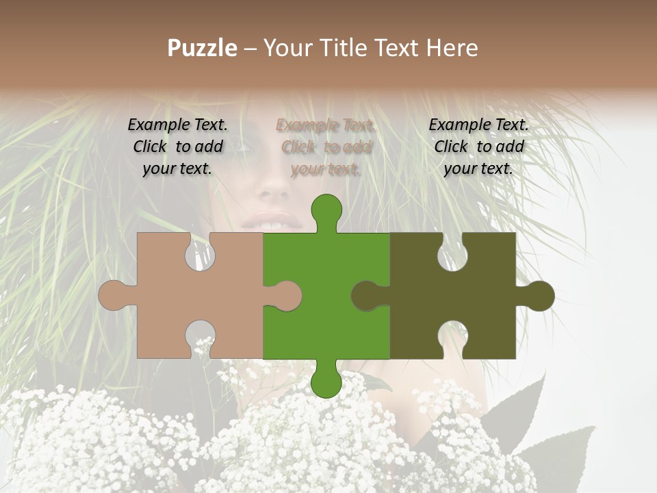 Woman Eco Girl PowerPoint Template