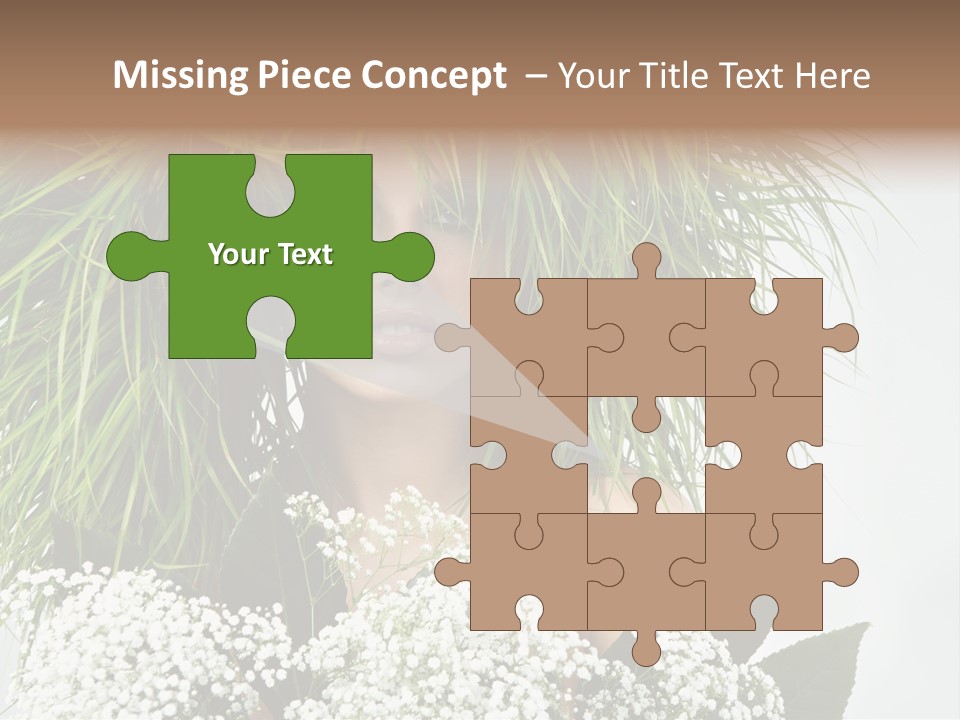 Woman Eco Girl PowerPoint Template