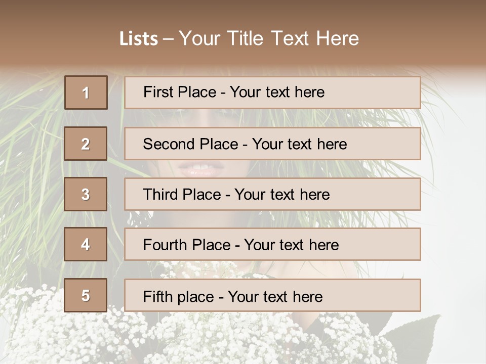 Woman Eco Girl PowerPoint Template